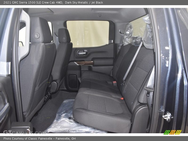 Dark Sky Metallic / Jet Black 2021 GMC Sierra 1500 SLE Crew Cab 4WD