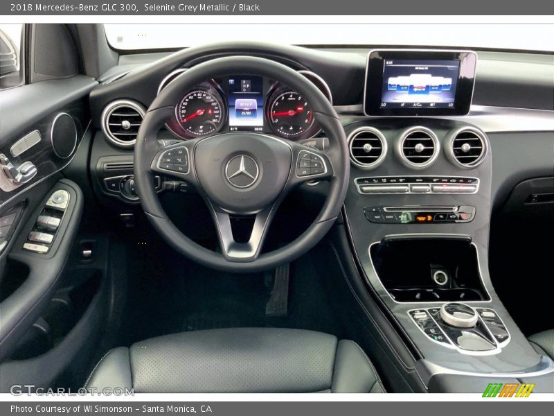 Selenite Grey Metallic / Black 2018 Mercedes-Benz GLC 300