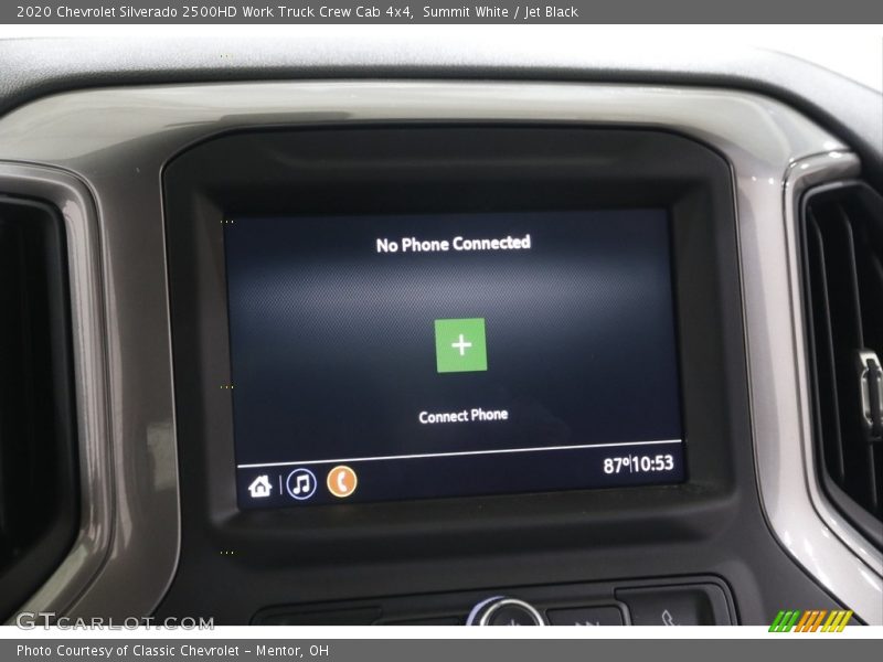 Summit White / Jet Black 2020 Chevrolet Silverado 2500HD Work Truck Crew Cab 4x4