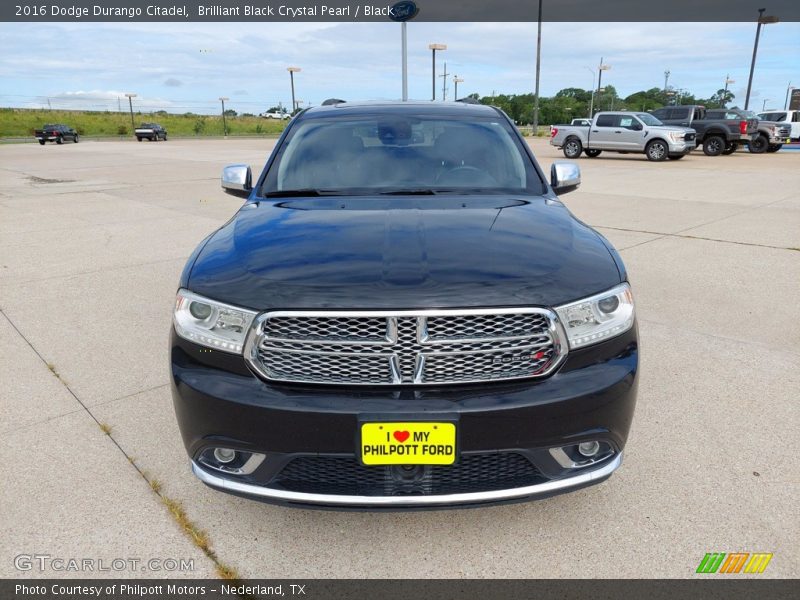 Brilliant Black Crystal Pearl / Black 2016 Dodge Durango Citadel