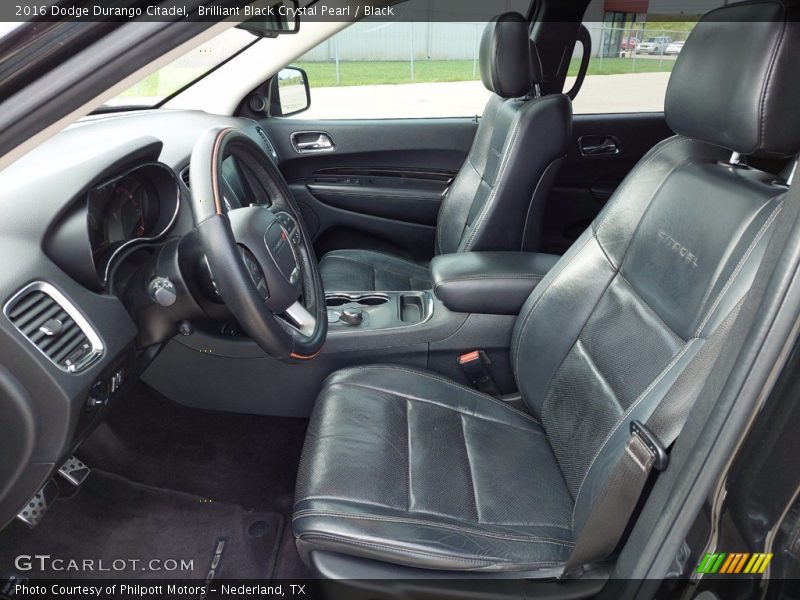  2016 Durango Citadel Black Interior