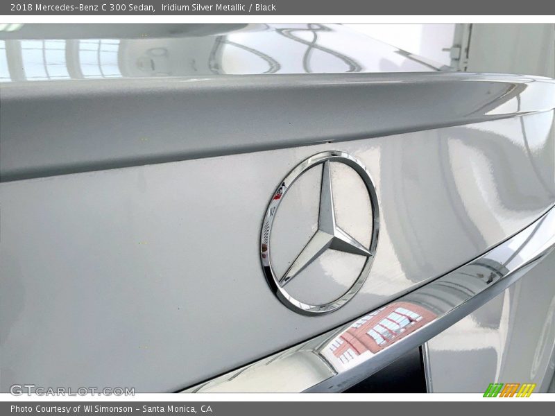 Iridium Silver Metallic / Black 2018 Mercedes-Benz C 300 Sedan