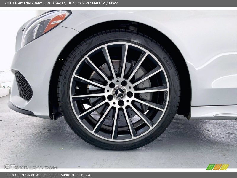 Iridium Silver Metallic / Black 2018 Mercedes-Benz C 300 Sedan