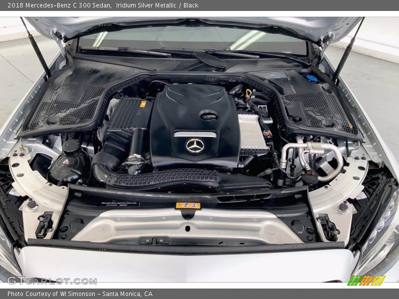 Iridium Silver Metallic / Black 2018 Mercedes-Benz C 300 Sedan