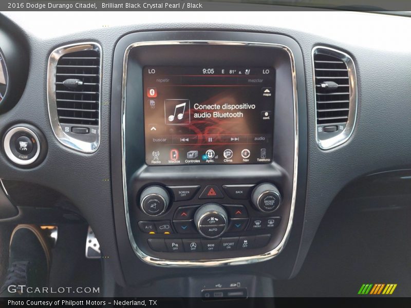 Controls of 2016 Durango Citadel
