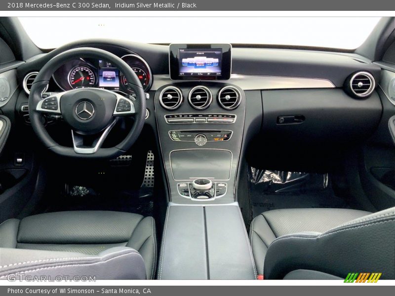 Iridium Silver Metallic / Black 2018 Mercedes-Benz C 300 Sedan