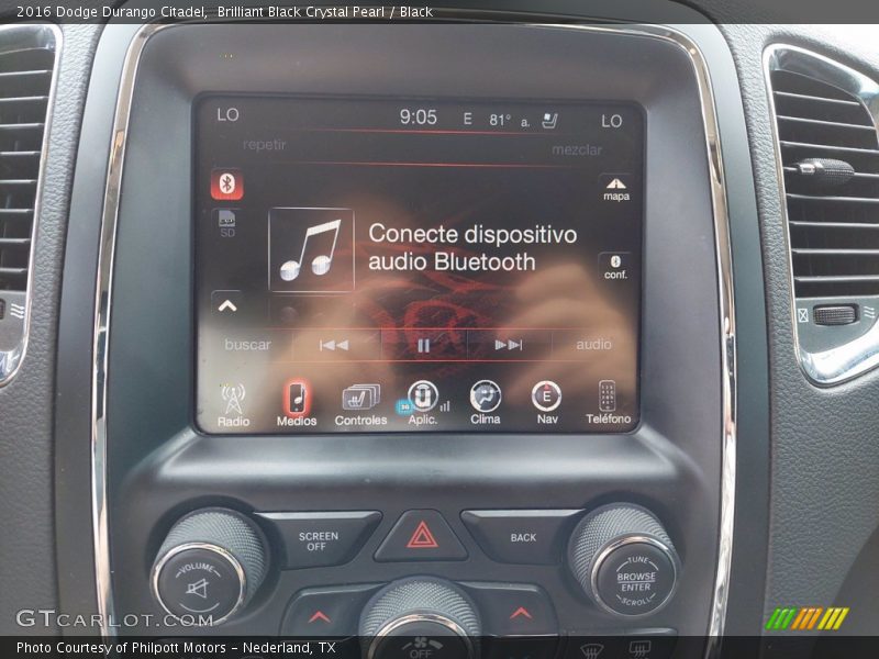 Controls of 2016 Durango Citadel