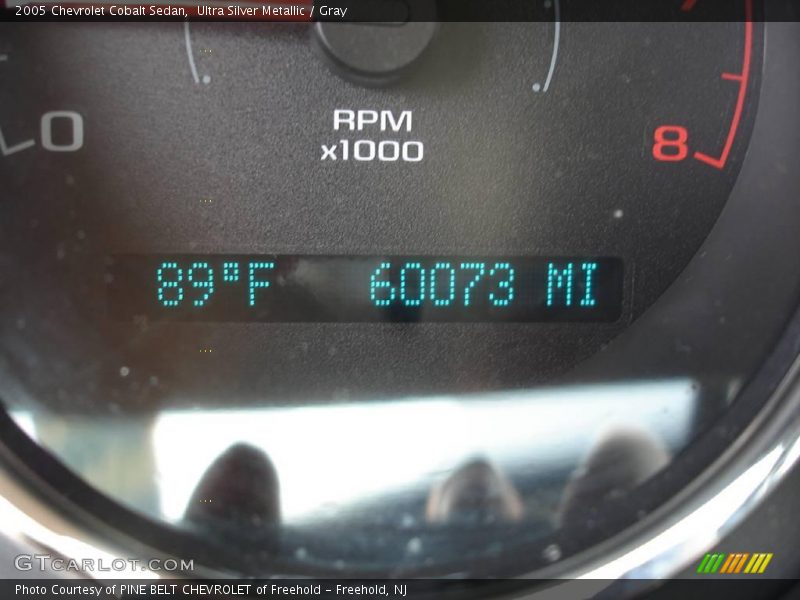 Ultra Silver Metallic / Gray 2005 Chevrolet Cobalt Sedan