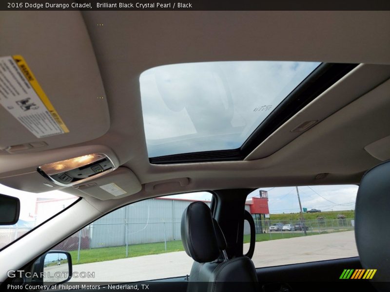 Sunroof of 2016 Durango Citadel