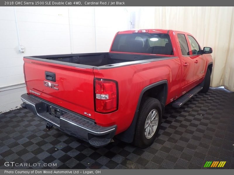 Cardinal Red / Jet Black 2018 GMC Sierra 1500 SLE Double Cab 4WD