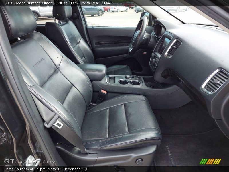 Front Seat of 2016 Durango Citadel