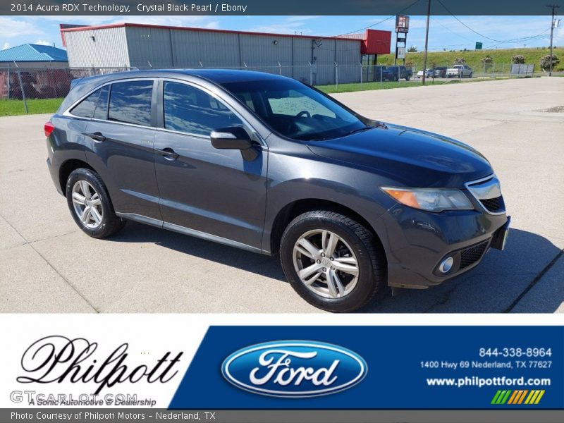 Crystal Black Pearl / Ebony 2014 Acura RDX Technology