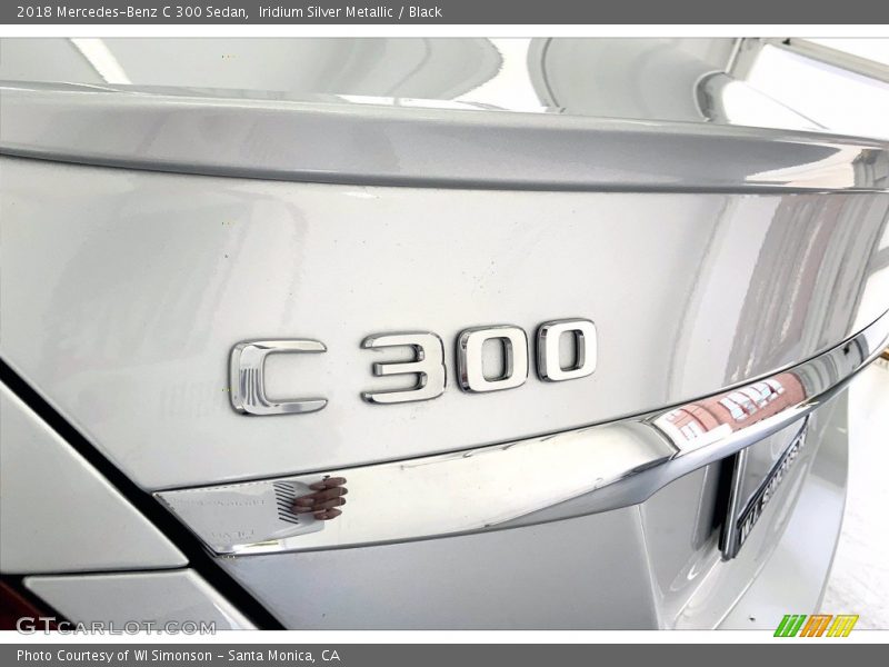 Iridium Silver Metallic / Black 2018 Mercedes-Benz C 300 Sedan