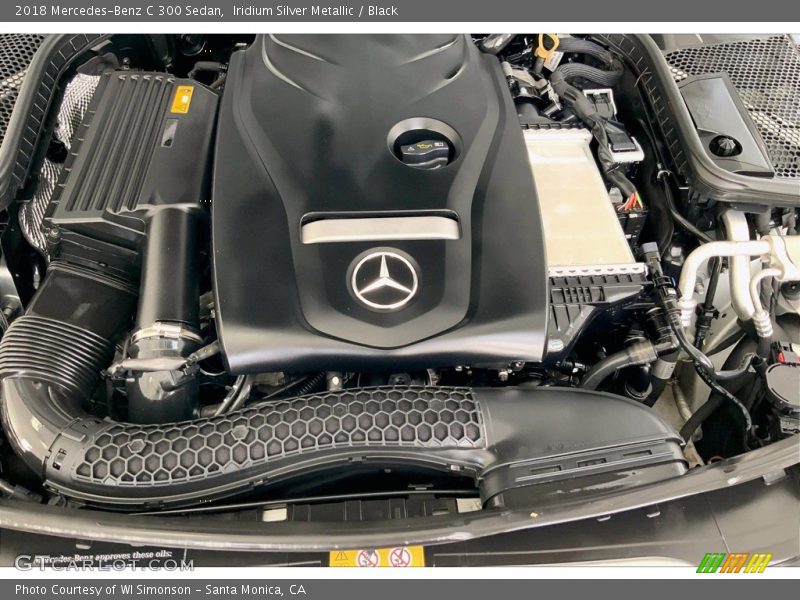 Iridium Silver Metallic / Black 2018 Mercedes-Benz C 300 Sedan