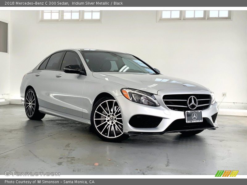 Iridium Silver Metallic / Black 2018 Mercedes-Benz C 300 Sedan