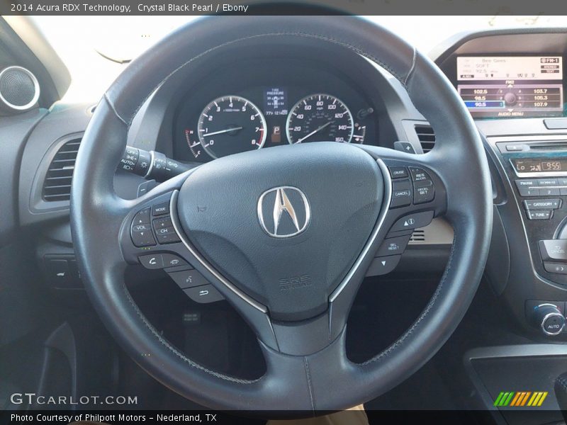 Crystal Black Pearl / Ebony 2014 Acura RDX Technology