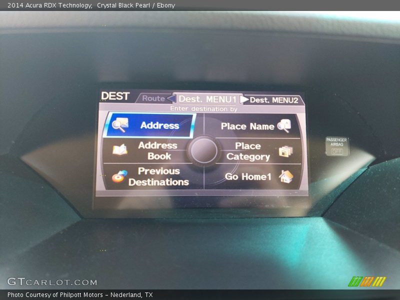 Crystal Black Pearl / Ebony 2014 Acura RDX Technology