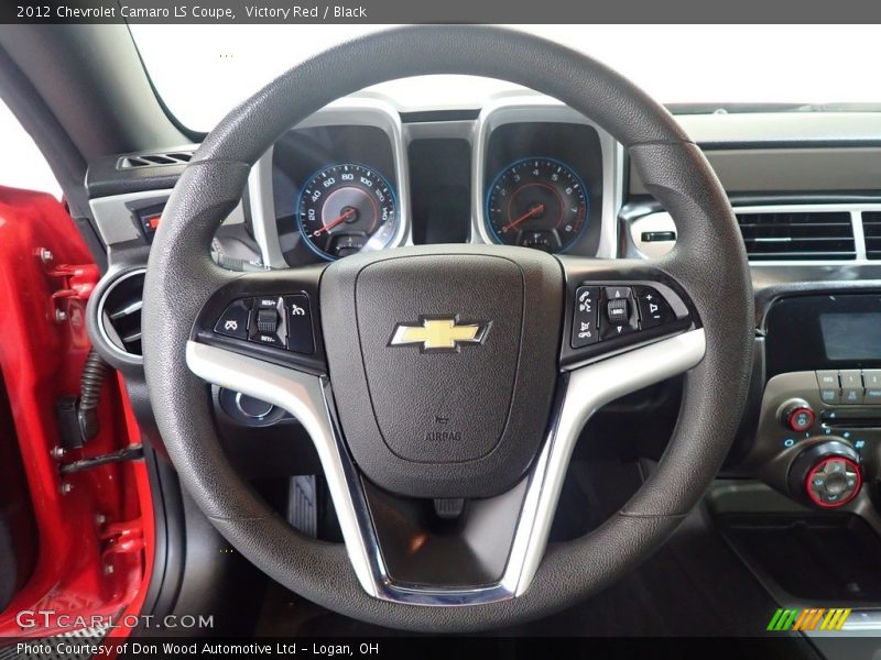 Victory Red / Black 2012 Chevrolet Camaro LS Coupe
