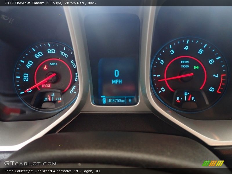 Victory Red / Black 2012 Chevrolet Camaro LS Coupe