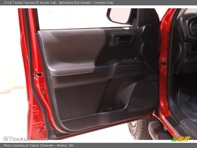 Barcelona Red Metallic / Cement Gray 2018 Toyota Tacoma SR Access Cab