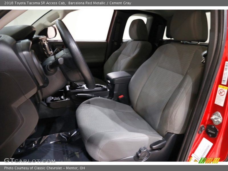 Barcelona Red Metallic / Cement Gray 2018 Toyota Tacoma SR Access Cab