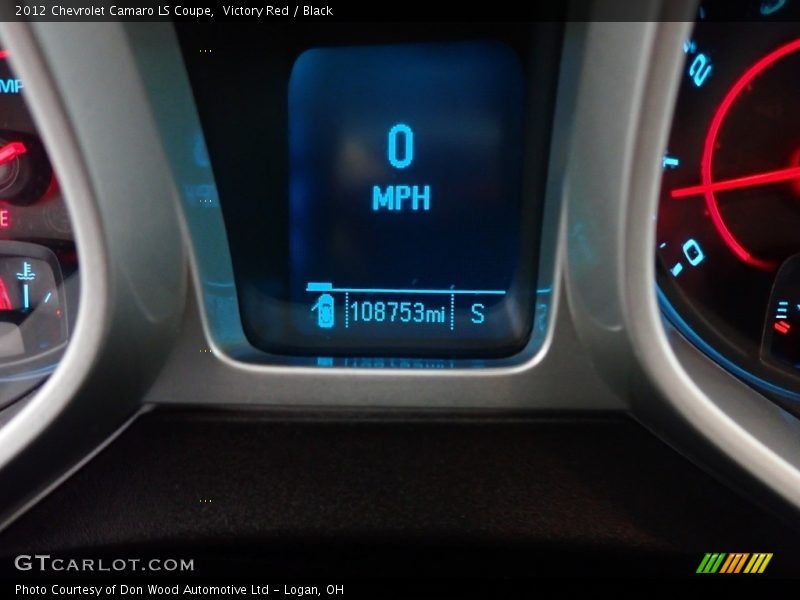 Victory Red / Black 2012 Chevrolet Camaro LS Coupe