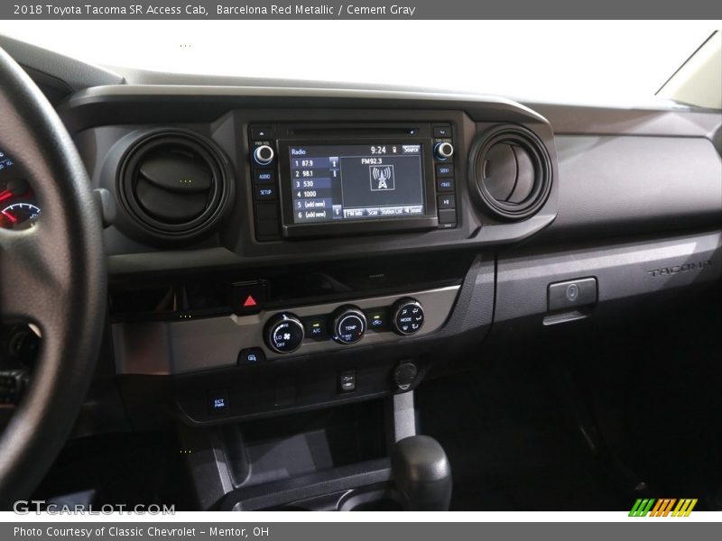 Barcelona Red Metallic / Cement Gray 2018 Toyota Tacoma SR Access Cab