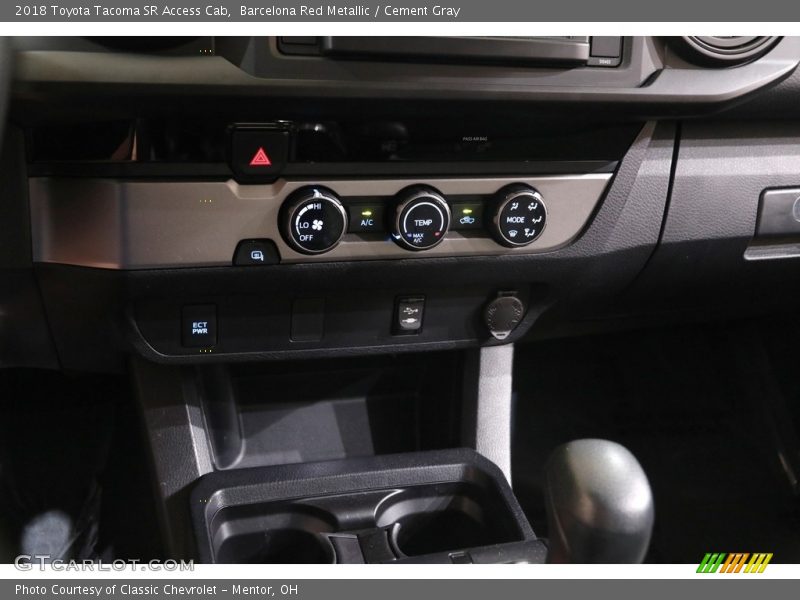 Barcelona Red Metallic / Cement Gray 2018 Toyota Tacoma SR Access Cab