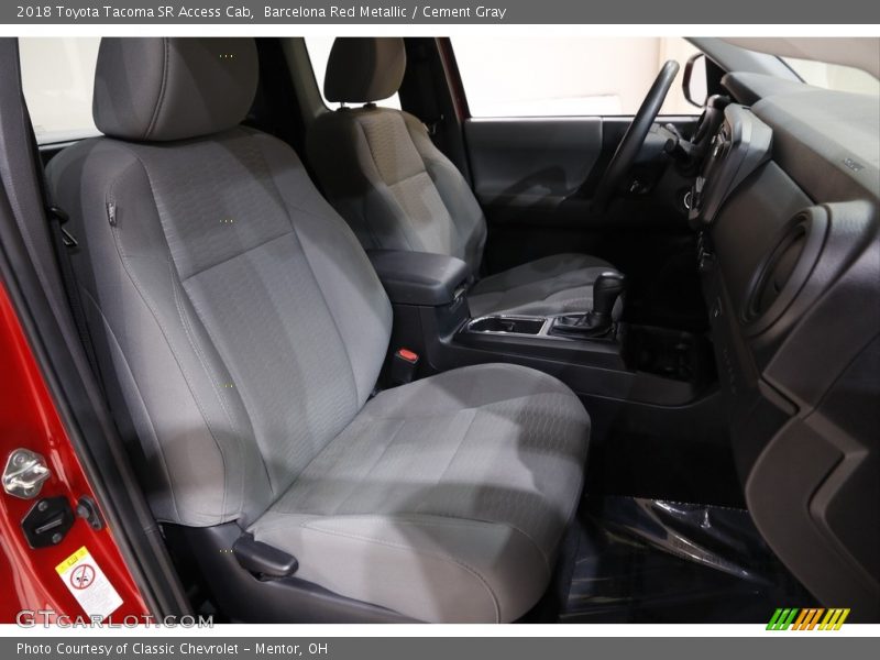 Barcelona Red Metallic / Cement Gray 2018 Toyota Tacoma SR Access Cab