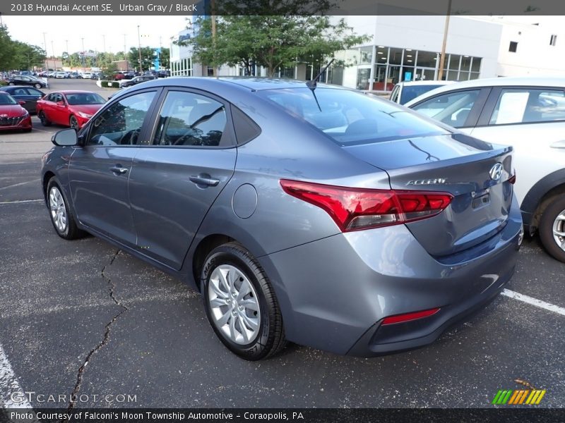 Urban Gray / Black 2018 Hyundai Accent SE