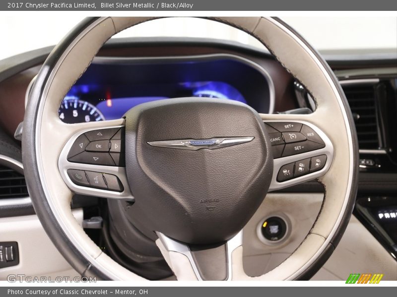 Billet Silver Metallic / Black/Alloy 2017 Chrysler Pacifica Limited