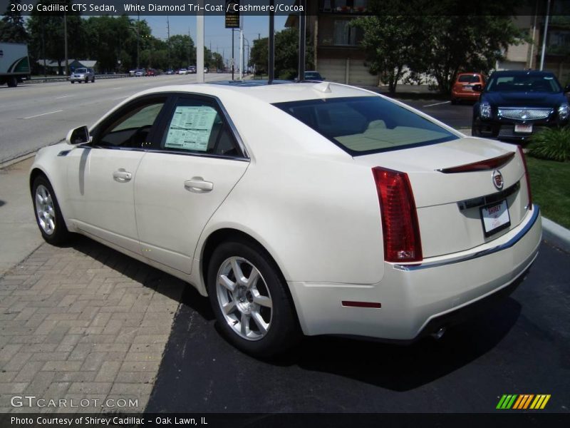 White Diamond Tri-Coat / Cashmere/Cocoa 2009 Cadillac CTS Sedan