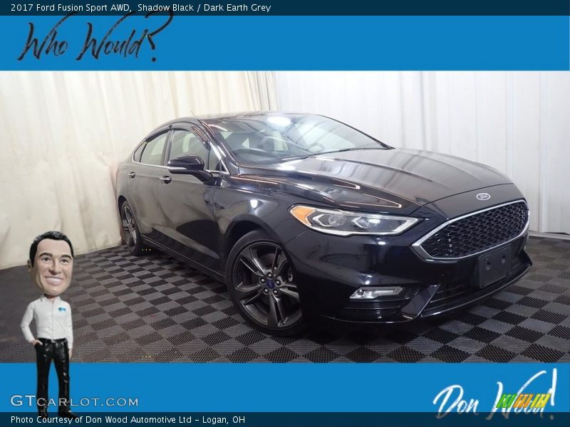 Shadow Black / Dark Earth Grey 2017 Ford Fusion Sport AWD