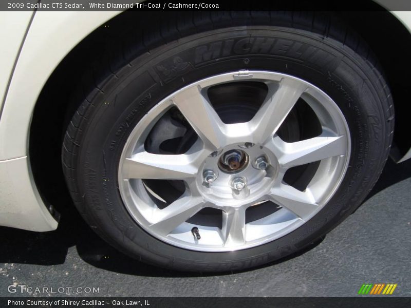 White Diamond Tri-Coat / Cashmere/Cocoa 2009 Cadillac CTS Sedan