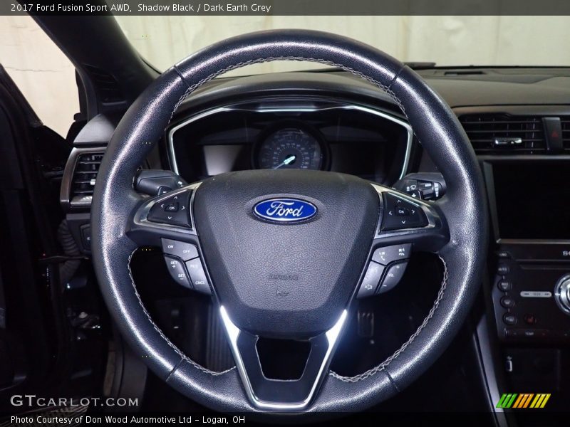 Shadow Black / Dark Earth Grey 2017 Ford Fusion Sport AWD