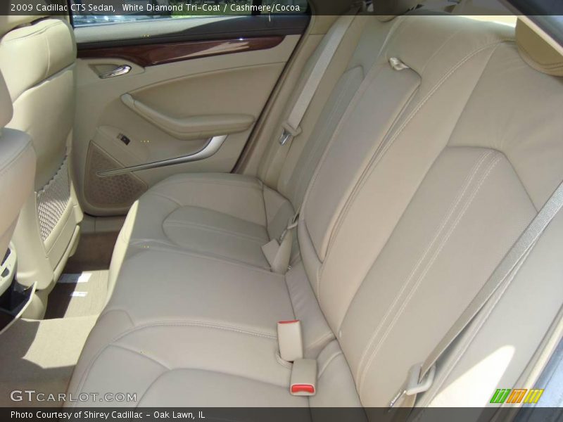 White Diamond Tri-Coat / Cashmere/Cocoa 2009 Cadillac CTS Sedan
