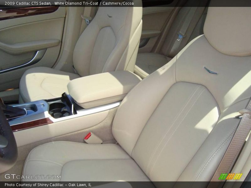 White Diamond Tri-Coat / Cashmere/Cocoa 2009 Cadillac CTS Sedan