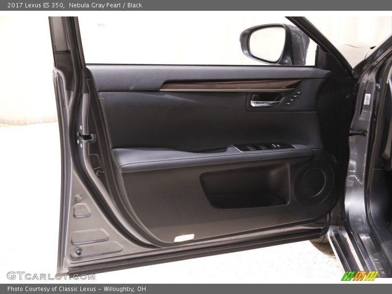 Nebula Gray Pearl / Black 2017 Lexus ES 350