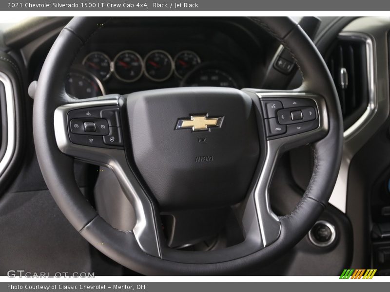 Black / Jet Black 2021 Chevrolet Silverado 1500 LT Crew Cab 4x4