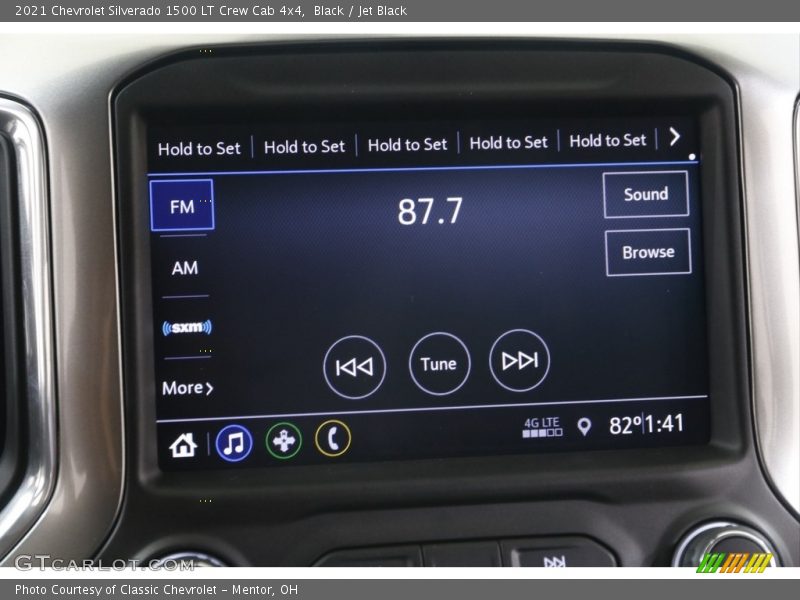 Black / Jet Black 2021 Chevrolet Silverado 1500 LT Crew Cab 4x4