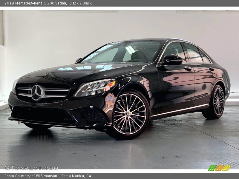 Black / Black 2019 Mercedes-Benz C 300 Sedan