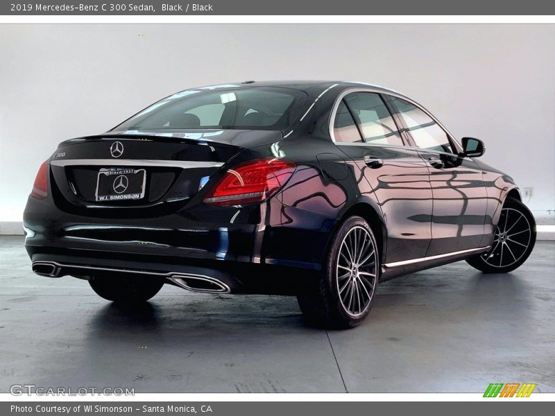 Black / Black 2019 Mercedes-Benz C 300 Sedan