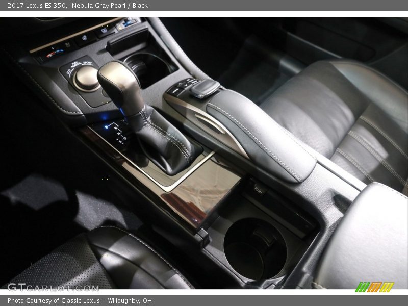 Nebula Gray Pearl / Black 2017 Lexus ES 350