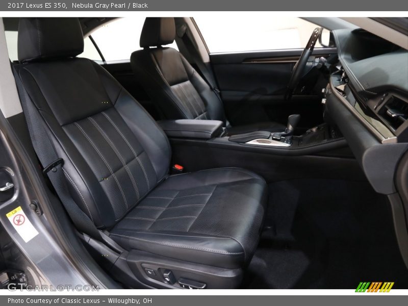Nebula Gray Pearl / Black 2017 Lexus ES 350
