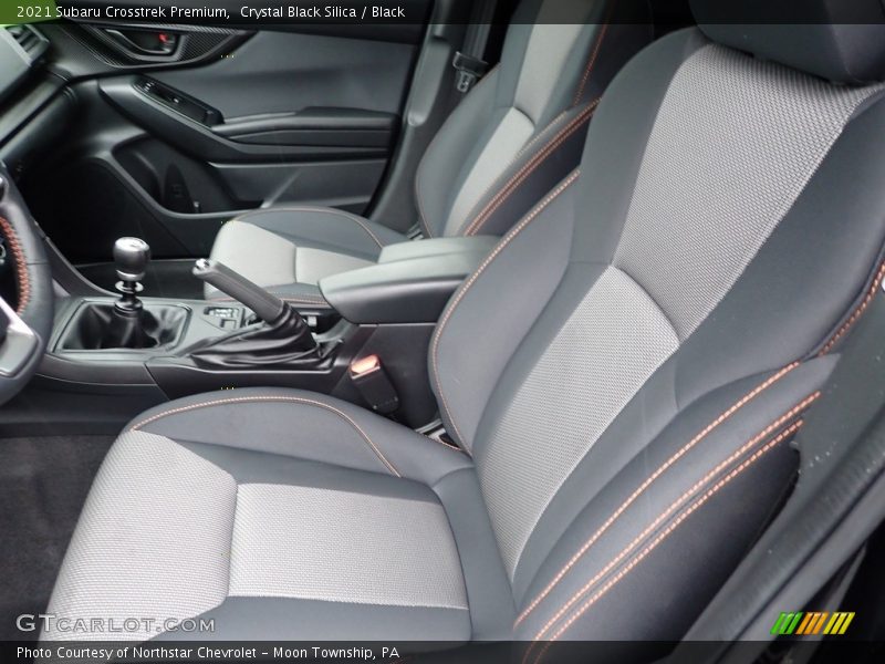Front Seat of 2021 Crosstrek Premium
