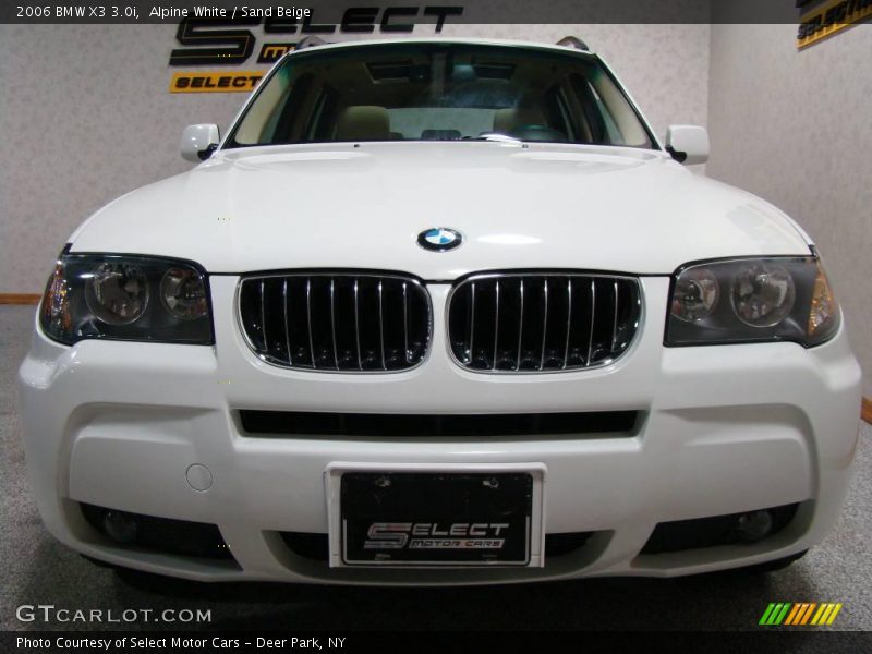 Alpine White / Sand Beige 2006 BMW X3 3.0i