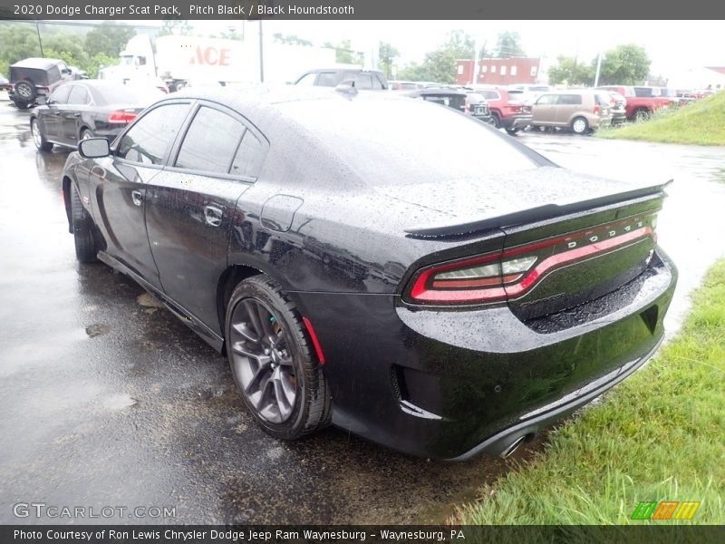 Pitch Black / Black Houndstooth 2020 Dodge Charger Scat Pack