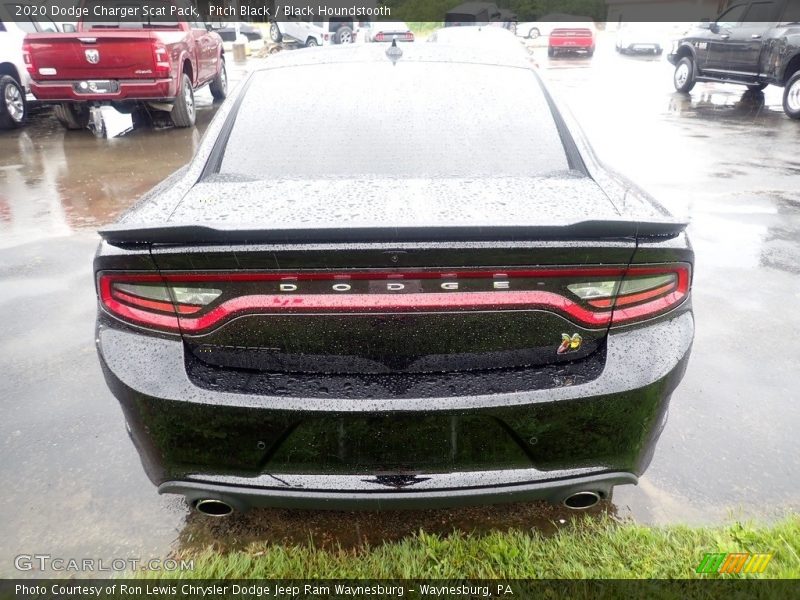 Pitch Black / Black Houndstooth 2020 Dodge Charger Scat Pack
