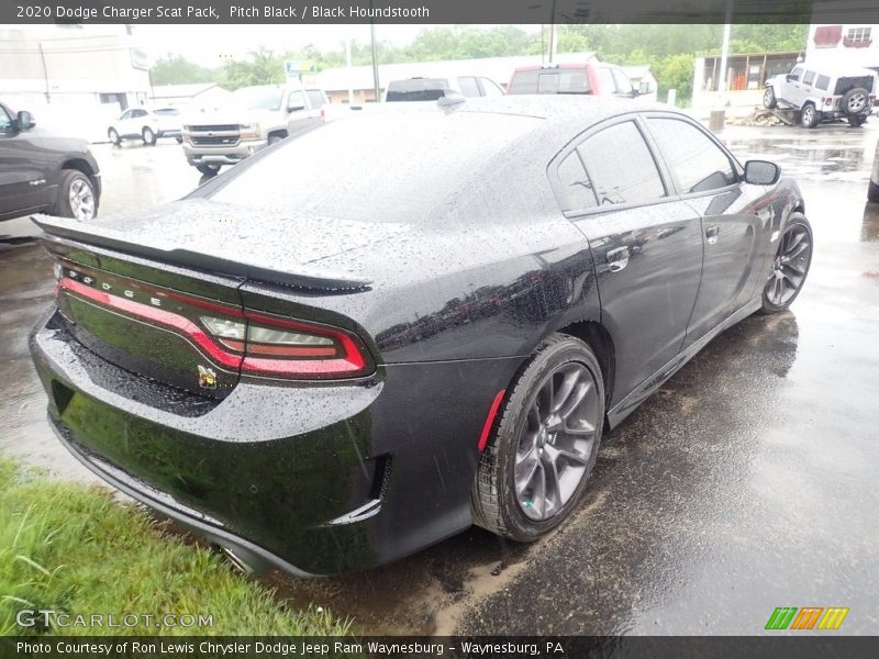 Pitch Black / Black Houndstooth 2020 Dodge Charger Scat Pack