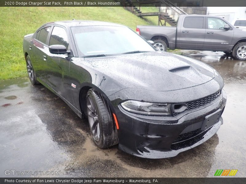 Pitch Black / Black Houndstooth 2020 Dodge Charger Scat Pack